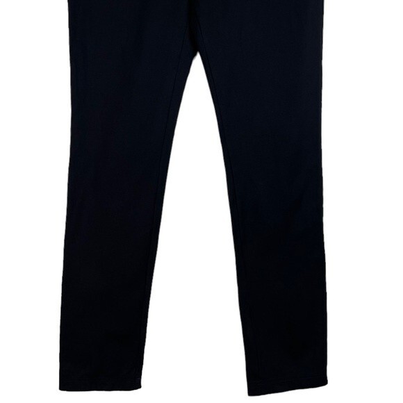 Eileen Fisher Black Stretch Ponte Pull-On Slim Fit Pants Small Officewear Career - Picture 6 of 13
